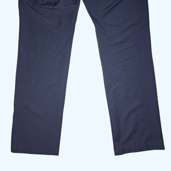 Under Armour Match Play Mens 36x32 Navy Blue Stretch Waist Chino Golf Pants - Picture 5 of 10